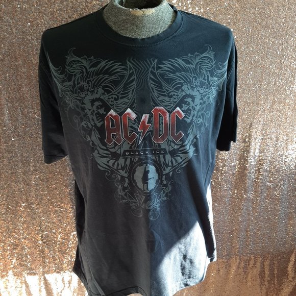 Vintage AC/DC Black Ice Band Shirt Size one size(between large) - Picture 1 of 9